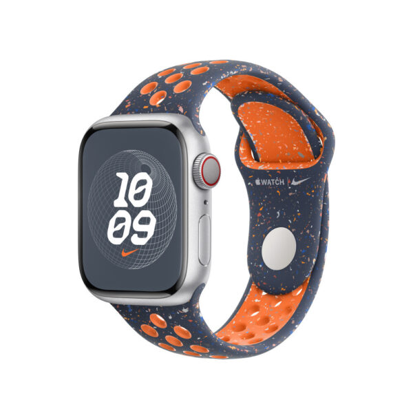 Apple MUUT3ZM/A slimme draagbare accessoire Band Blauw Aluminium, Fluorelastomeer - Afbeelding 2