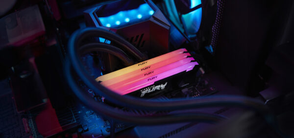 Kingston Technology FURY Beast 64GB 3200MT/s DDR4 CL16 DIMM (Sets van 4) 1Gx8 RGB - Afbeelding 4