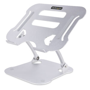 StarTech.com Verstelbare Laptopstandaard voor Bureau, Ergonomische Laptop Steun met Verstelbare Hoogte, Aluminium, 10kg Draagver