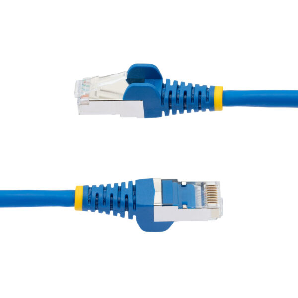 StarTech.com 2m CAT6a Ethernet Kabel, Blauw, Low Smoke Zero Halogen (LSZH), 10GbE 500MHz 100W PoE++ Snagless RJ-45 S/FTP Netwerk - Afbeelding 4