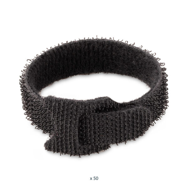 StarTech.com 15cm Kabelbinder Klittenband, 50 Pack, Zwart, Herbruikbare Haak en Lus Kabel Klitteband, Verstelbare en Flexibele T - Afbeelding 9