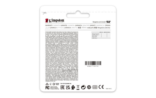 Kingston Technology DataTraveler 128GB Portable USB 3.2 Gen 1 Exodia Onyx - Afbeelding 7