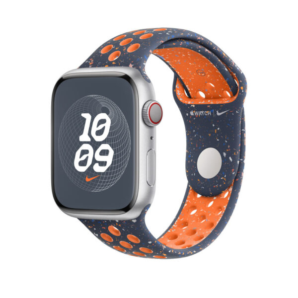 Apple MUV83ZM/A slimme draagbare accessoire Band Blauw Aluminium, Fluorelastomeer - Afbeelding 2