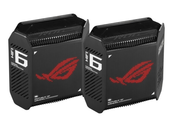 ASUS ROG Rapture GT6 (B-2-PK) Tri-band (2.4 GHz / 5 GHz / 5 GHz) Wi-Fi 6 (802.11ax) Zwart 4 Intern - Afbeelding 2