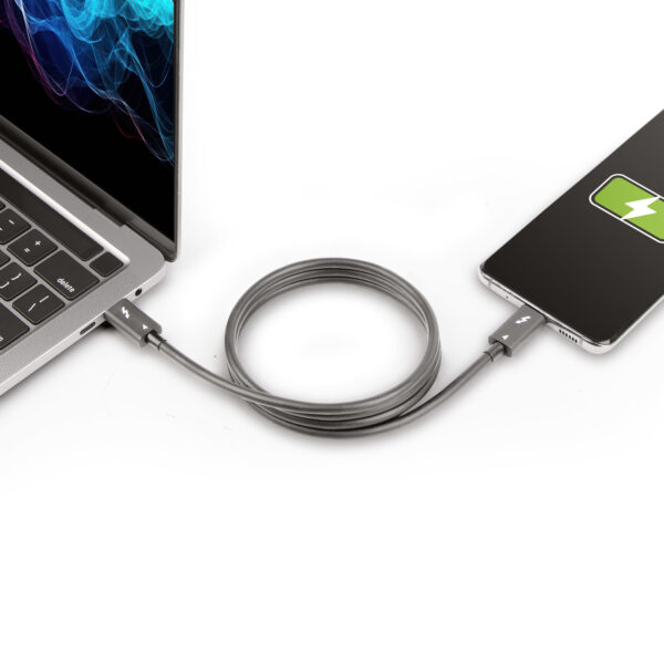 StarTech.com 1m Thunderbolt 4 Kabel, 40Gbps, 100W PD, 4K/8K Video, Intel-Certified Thunderbolt Kabel, Compatibel met USB4/Thunde - Afbeelding 7