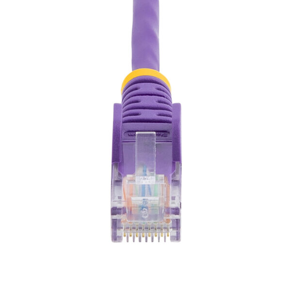 StarTech.com Cat5e Ethernet netwerkkabel met snagless RJ45 connectors UTP kabel 10m paars - Afbeelding 2