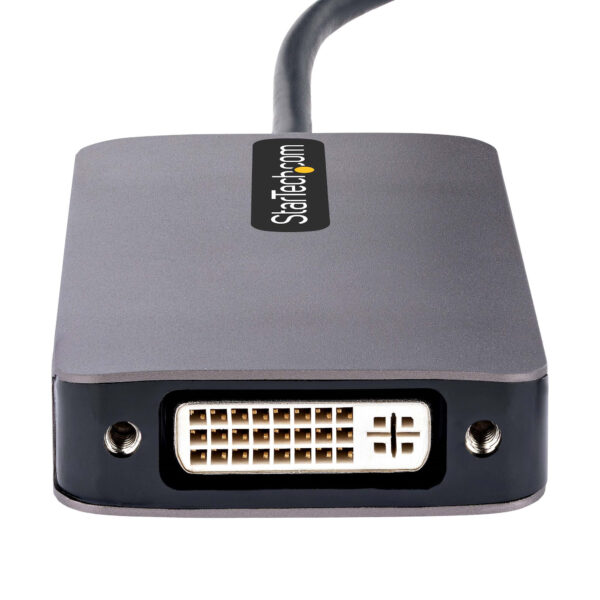 StarTech.com USB-C Display Adapter, USB C naar HDMI DVI VGA Adapter, 4K 60Hz, Aluminium, Video Display Adapter, Thunderbolt 3 / - Afbeelding 4