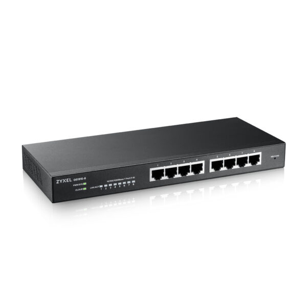 Zyxel GS1915-8 Managed L2 Gigabit Ethernet (10/100/1000) Zwart - Afbeelding 2