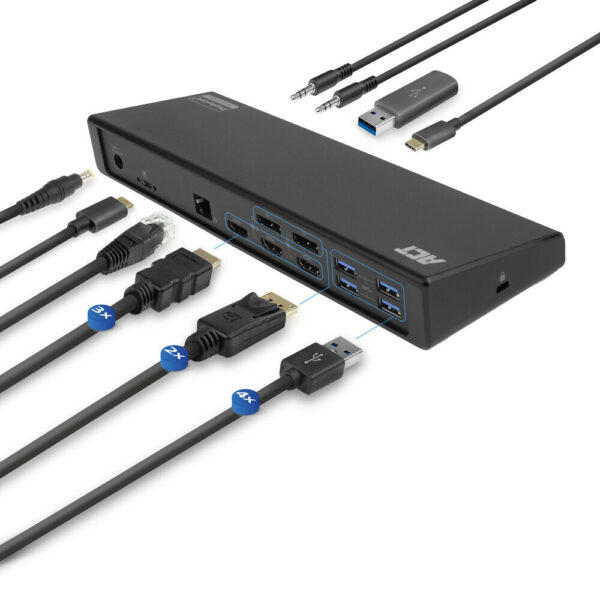 ACT USB-C Docking Station 4K, voor 2 of 3 HDMI/DisplayPort monitoren, DisplayLink - Afbeelding 3