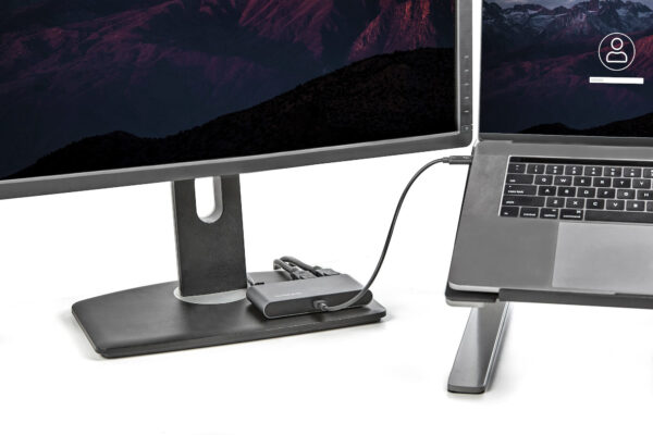 StarTech.com Thunderbolt 3 Mini Dock, Draagbare Dual Monitor Docking Station met DP 4K 60Hz, 1x USB-A Hub (USB 3.0/5 Gbps), GbE, - Afbeelding 5