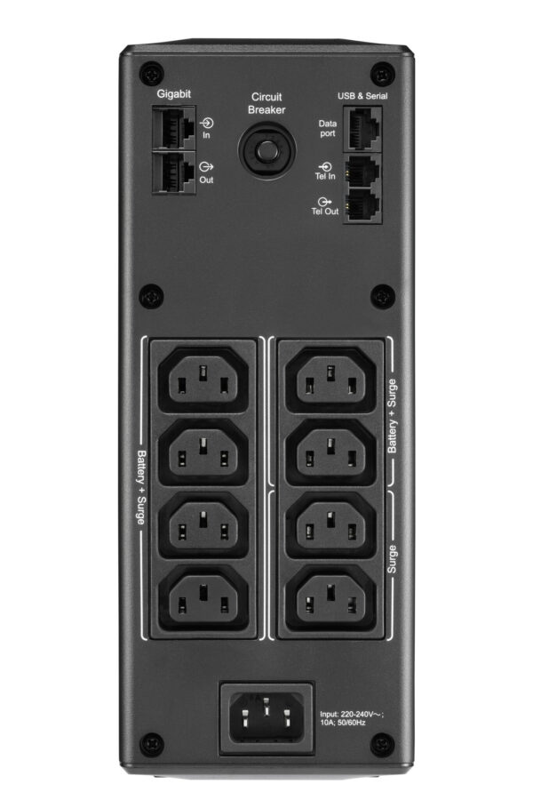 APC Back-UPS PRO BR1300MI - Noodstroomvoeding, 8x C13 uitgang, USB, 1300VA - Afbeelding 2