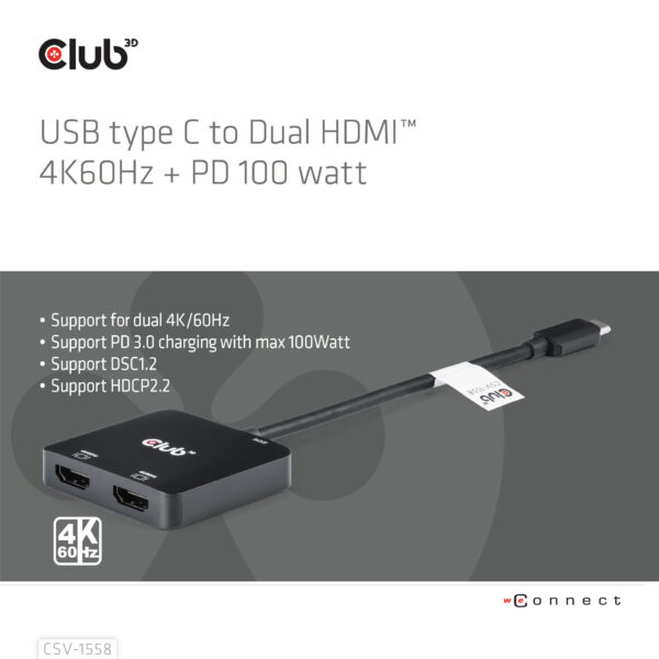 CLUB3D CSV-1558 video splitter - Afbeelding 3