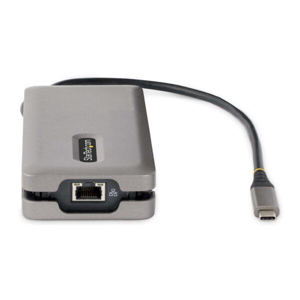 StarTech.com USB-C Multiport Adapter, 4K 60Hz HDMI/VGA, 3-Port USB Hub, 100W Power Delivery Pass-Through, GbE, Travel Docking St - Afbeelding 7
