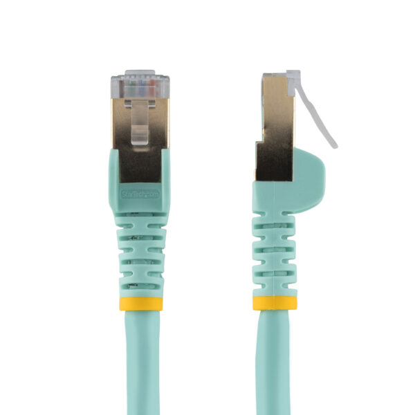 StarTech.com 1m aqua Cat6a Ethernet netwerkkabel shielded (STP) Cat6a patchkabel Cat 6a - Afbeelding 4