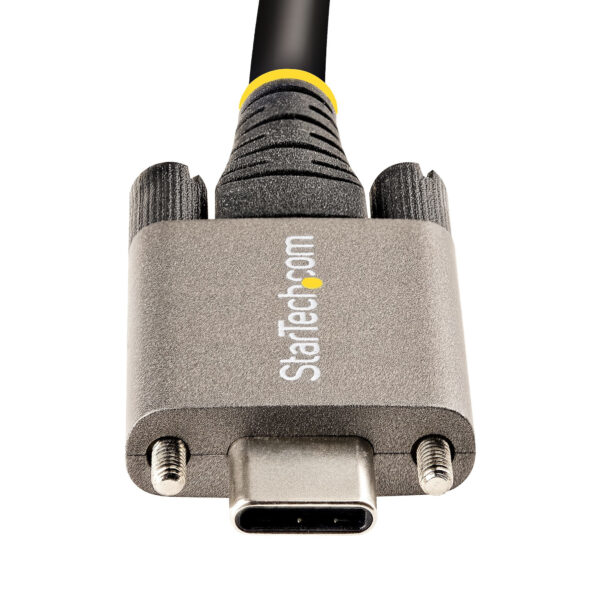 StarTech.com 1m Vergrendelbare USB-C Kabel met Zijschroef, 10Gbps - USB-IF Gecertificeerde USB-C Kabel - USB 3.1/3.2 Gen 2 Type- - Afbeelding 8