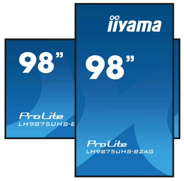 iiyama LH9875UHS-B2AG beeldkrant Digitale signage flatscreen 2,48 m (97.5") LED Wifi 500 cd/m² 4K Ultra HD Zwart Type processor - Afbeelding 4