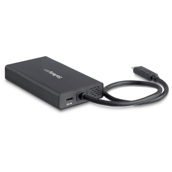 StarTech.com USB-C Multiport Adapter, USB-C Travel Dock met 4K HDMI, 60W Power Delivery Passthrough, GbE, 2pt USB-A 3.0 Hub, USB - Afbeelding 4