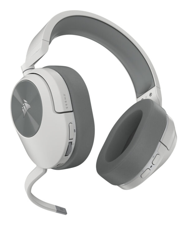 Corsair HS55 WIRELESS Headset Draadloos Hoofdband Gamen Bluetooth Wit - Afbeelding 3