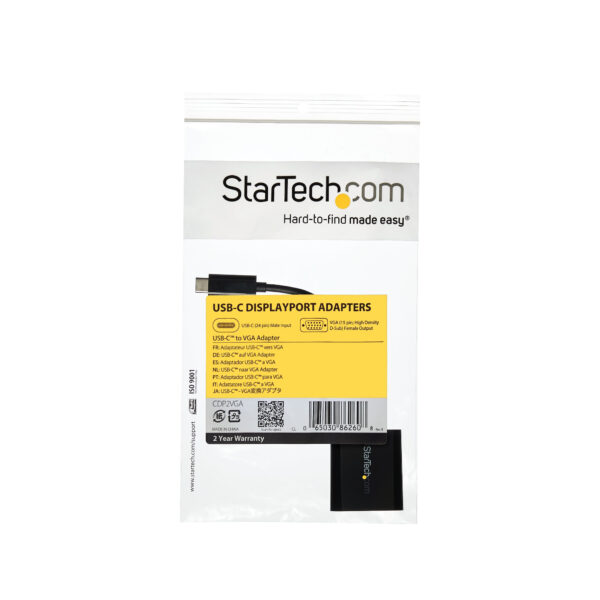StarTech.com USB-C naar VGA adapter zwart - Afbeelding 9