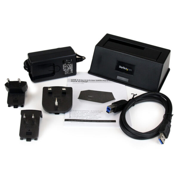 StarTech.com Single Bay USB 3.0 naar SATA Hard Drive Docking Station, USB 3.0 (5 Gbps) Hard Drive Dock, Externe 2.5/3.5" SATA I/ - Afbeelding 2
