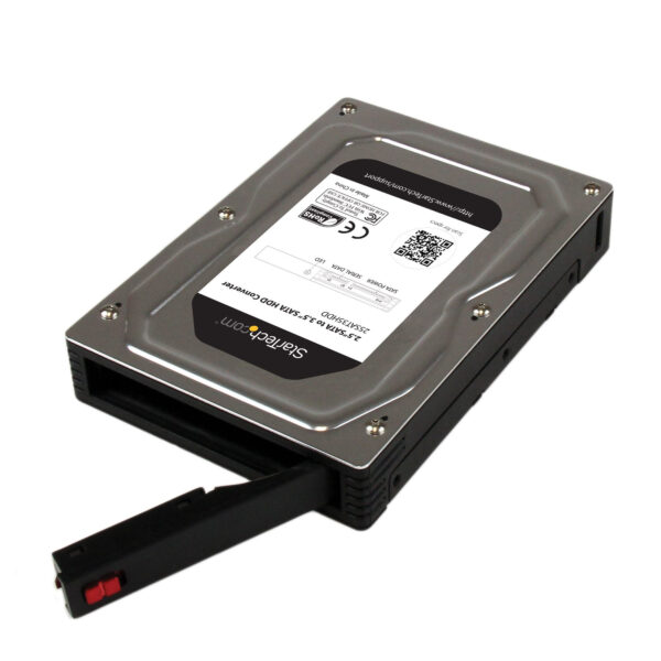 StarTech.com 2,5" naar 3,5" SATA Aluminium Harde Schijf Adapter Behuizing met SSD/HDD-hoogte van max. 12,5 mm - Afbeelding 2