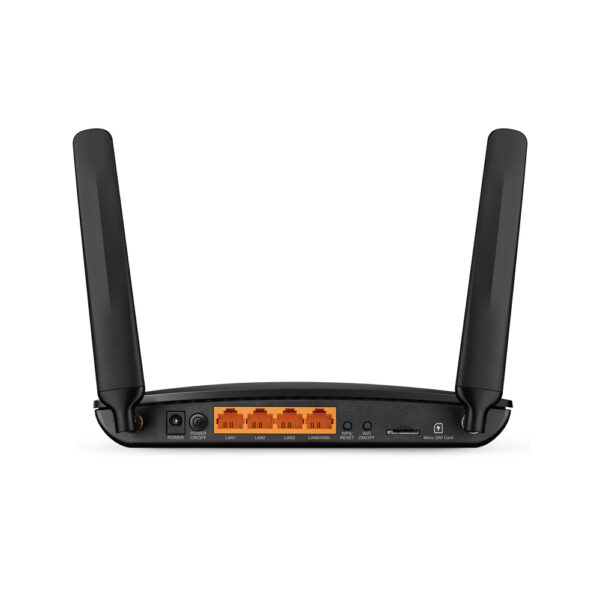 TP-Link TL-MR6400 draadloze router Fast Ethernet Single-band (2.4 GHz) 4G Zwart - Afbeelding 2