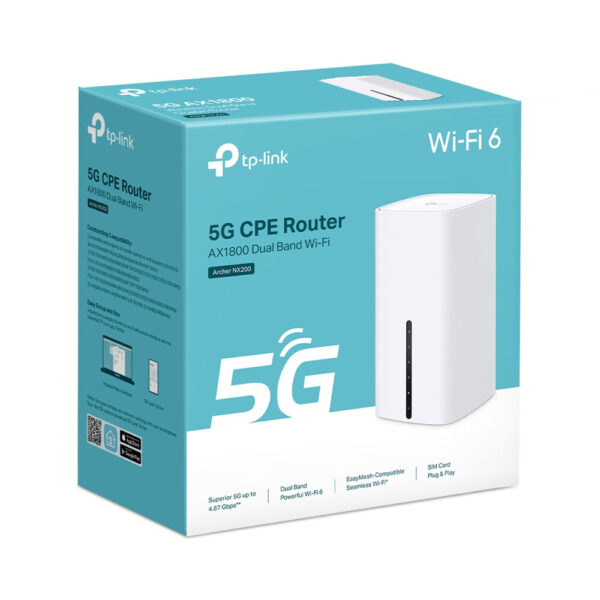 TP-Link Archer NX200 draadloze router Gigabit Ethernet Dual-band (2.4 GHz / 5 GHz) 5G Wit - Afbeelding 3
