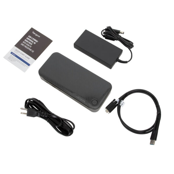 Targus DOCK710EUZ laptop dock & poortreplicator USB 3.2 Gen 2 (3.1 Gen 2) Type-C Zwart - Afbeelding 2