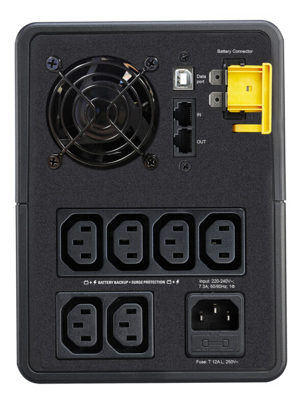 APC Back-UPS BX1600MI Noodstroomvoeding - 1600VA, 6x C13, USB - Afbeelding 2