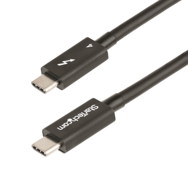 StarTech.com 1m Thunderbolt 4 Kabel, 40Gbps, 100W PD, 4K/8K Video, Intel-Certified Thunderbolt Kabel, Compatibel met USB4/Thunde