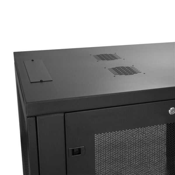 StarTech.com 4 Post 18U Netwerkkast, Vergrendelbare 19" Patchkast voor Computer / AV / IT / Data Apparatuur, Server Rack voor Bu - Afbeelding 6