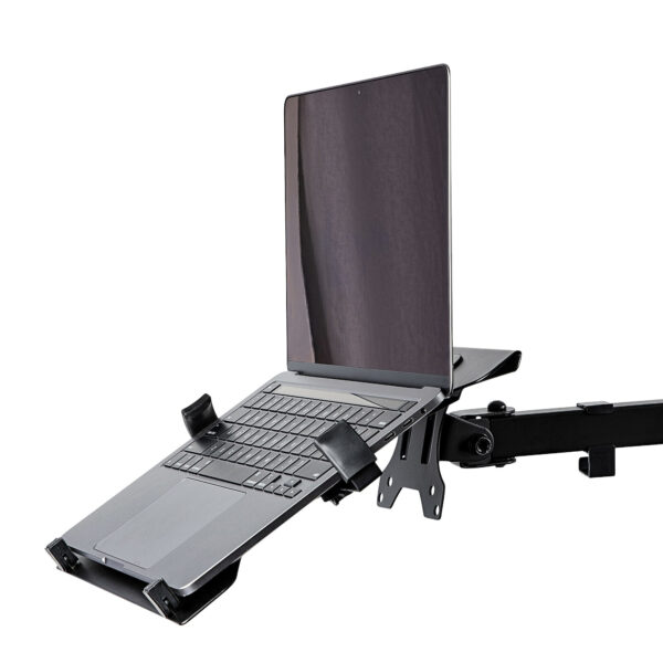 StarTech.com VESA Laptophouder, Verstelbare Notebook Tray voor Monitorarm (4.5kg), 75x75 & 100x100 VESA Montagegaten, Geventilee - Afbeelding 6