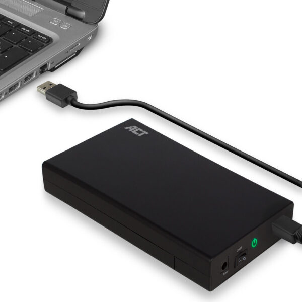 ACT 3,5" SATA harde schijf behuizing, schroefloos, USB 3.2 Gen1 - Afbeelding 5