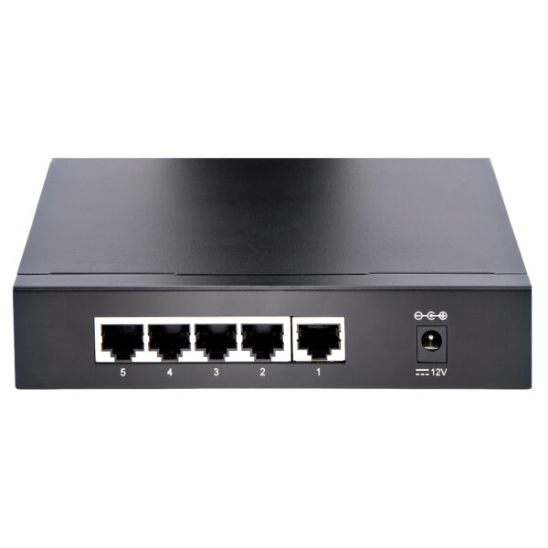 StarTech.com Unmanaged 2.5G Switch - 5 Port Gigabit Switch - 2.5GBASE-T Unmanaged Ethernet Switch - Ethernet Splitter - Din Rail - Afbeelding 4