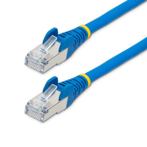StarTech.com 2m CAT6a Ethernet Kabel, Blauw, Low Smoke Zero Halogen (LSZH), 10GbE 500MHz 100W PoE++ Snagless RJ-45 S/FTP Netwerk