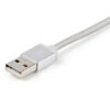 StarTech.com USB oplaadkabel USB naar Lightning / USB-C / Micro-B gevlochten 1 m - Afbeelding 2