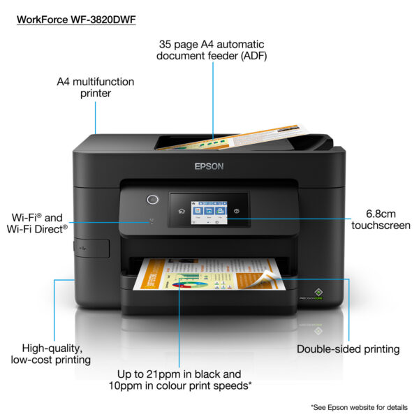 Epson WorkForce Pro WF-3820DWF - Afbeelding 9
