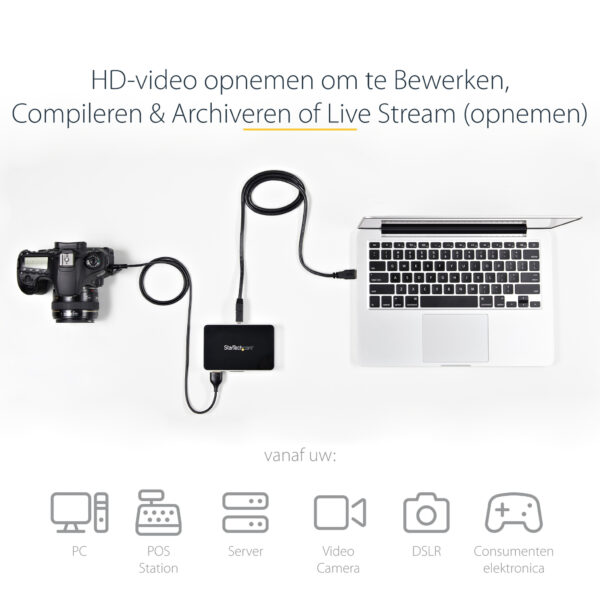 StarTech.com USB 3.0 videorecorder HDMI / DVI / VGA / Component HD video-opname apparaat 1080p 60 fps - Afbeelding 6