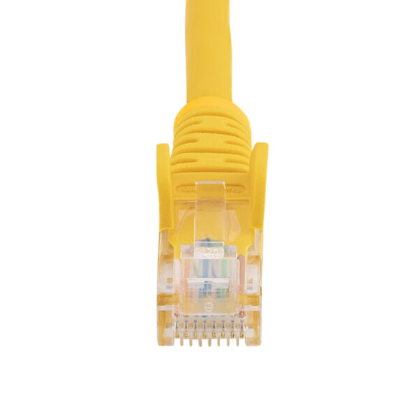 StarTech.com Cat5e Ethernet netwerkkabel met snagless RJ45 connectors UTP kabel 0,5m geel - Afbeelding 5