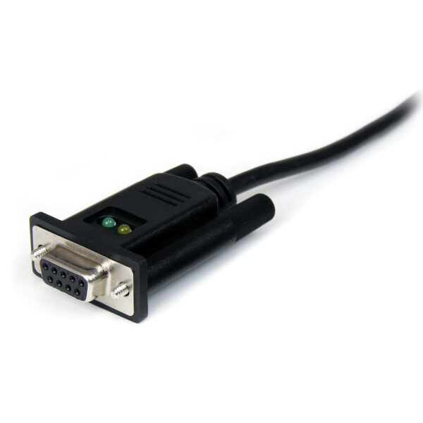 StarTech.com 1-Port USB naar Nulmodem RS232 DB9 Seriële DCE Adapterkabel met FTDI - Afbeelding 4