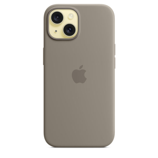 Apple Siliconenhoesje met MagSafe voor iPhone 15 - Klei - Afbeelding 6