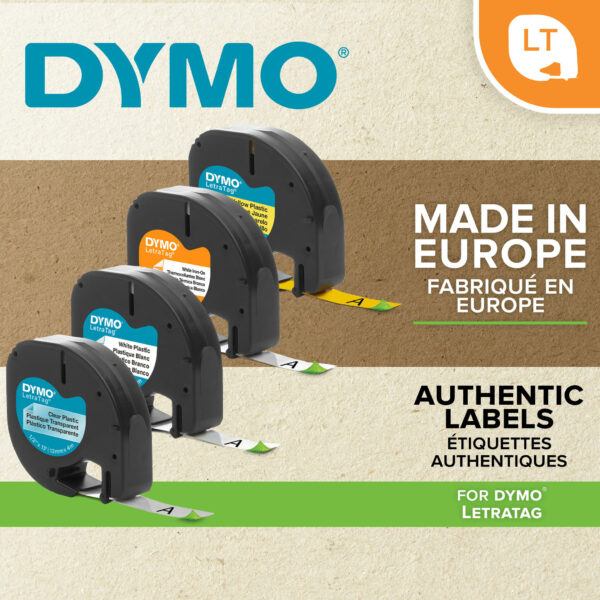 DYMO S0721530 labelprinter-tape Zwart op zilver - Afbeelding 4