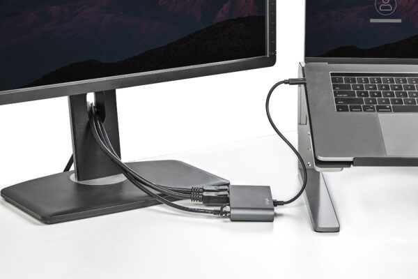 StarTech.com Thunderbolt 3 Mini Dock, Draagbare Dual Monitor Docking Station met DP 4K 60Hz, 1x USB-A Hub (USB 3.0/5 Gbps), GbE, - Afbeelding 6