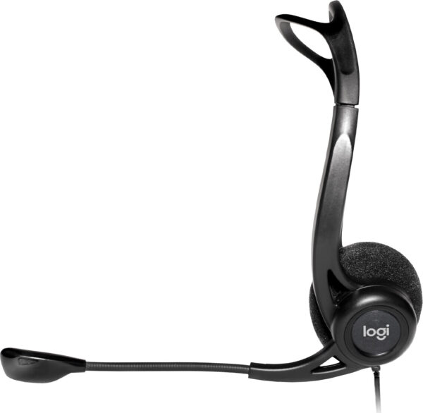 Logitech 981-000100 hoofdtelefoon/headset Bedraad Hoofdband Oproepen/muziek USB Type-A Zwart - Afbeelding 3