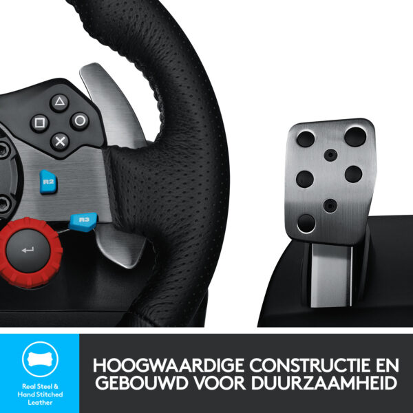 Logitech G G29 Driving Force Zwart USB 2.0 Stuurwiel + pedalen Analoog PC, PlayStation 4, PlayStation 5, Playstation 3 - Afbeelding 9