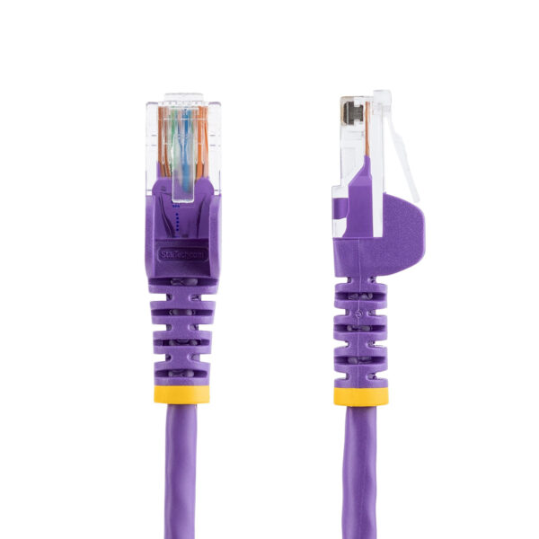 StarTech.com Cat5e Ethernet netwerkkabel met snagless RJ45 connectors UTP kabel 10m paars - Afbeelding 4