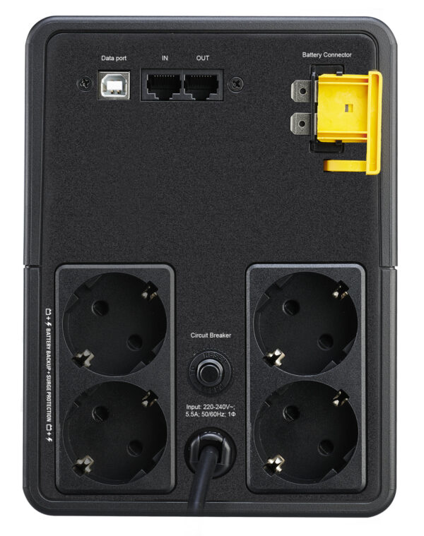 APC Back-UPS BX1200MI-GR Noodstroomvoeding 1200VA 4x stopcontact, USB - Afbeelding 2