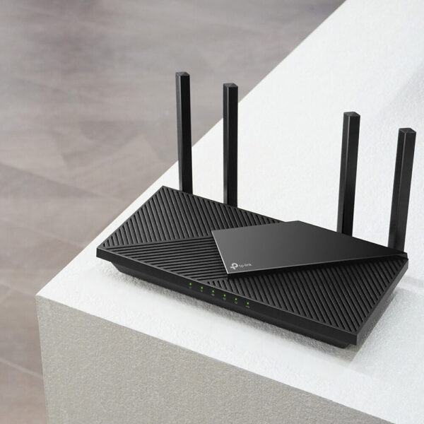 TP-Link Archer AX55 Pro draadloze router Gigabit Ethernet Dual-band (2.4 GHz / 5 GHz) Zwart - Afbeelding 3