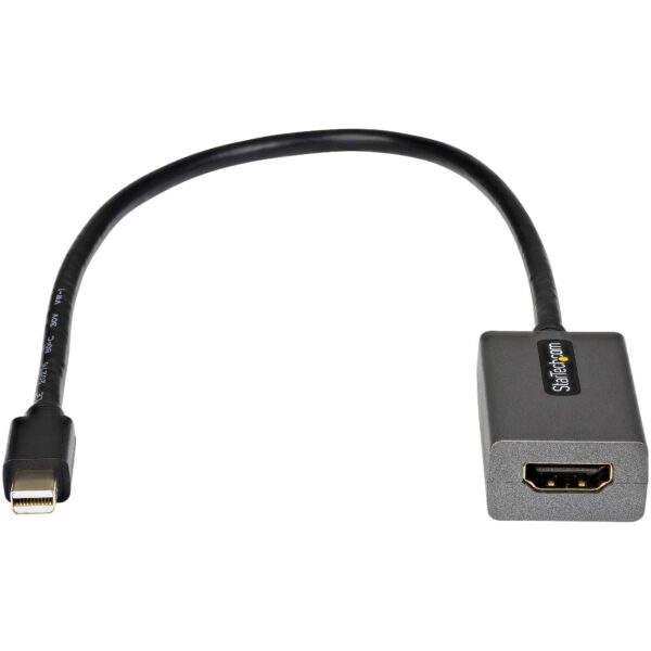 StarTech.com Mini DisplayPort naar HDMI Adapter, mDP naar HDMI Adapter Dongle, 1080p, mDP 1.2 naar HDMI Monitor/Scherm, Video Co - Afbeelding 2