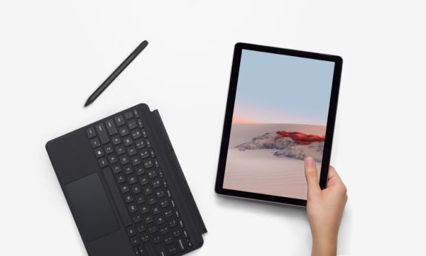 Microsoft Surface Go Type Cover QWERTZ Zwitsers Microsoft Cover port Zwart - Afbeelding 2